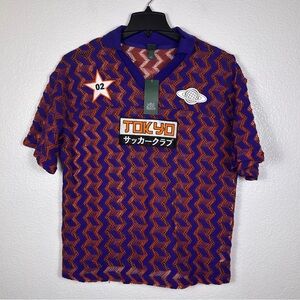 Wild Fable Tokyo Soccer Club Short Sleeve Mesh Top M